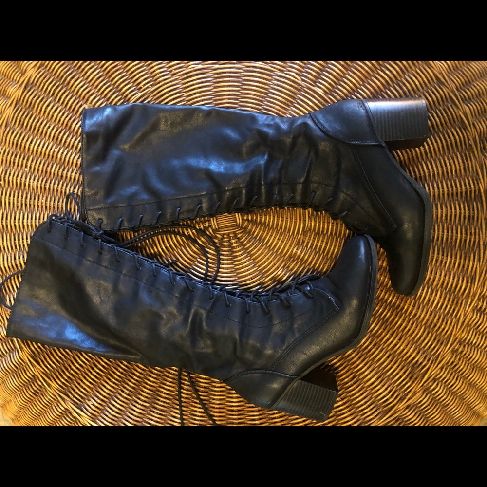 Lace up boots